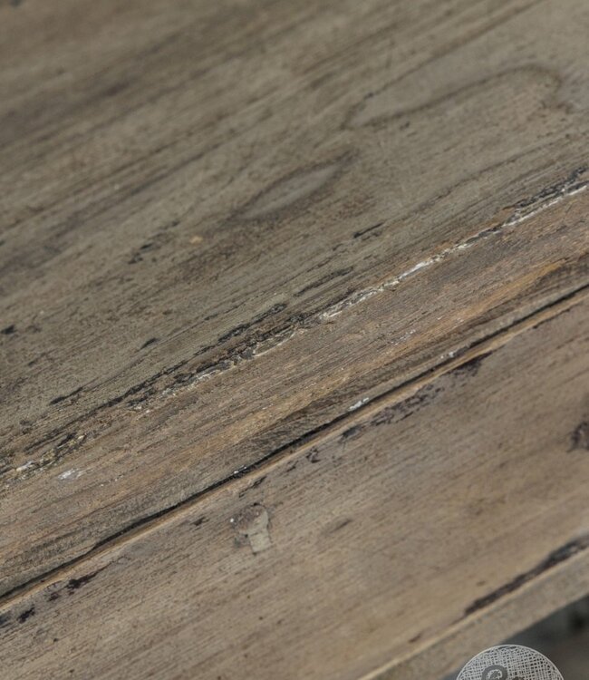 Be-Uniq Oude Haltafel | Rustiek Verweerd | H76 x B74 x D45 cm