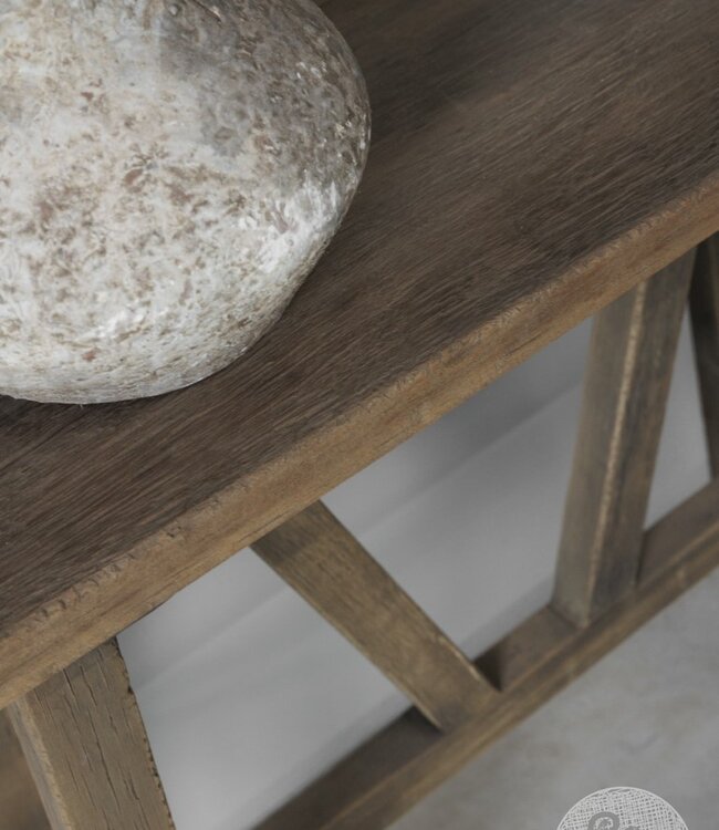 Be-Uniq Oude Houten Sidetable | H87 x B100 x D40 cm