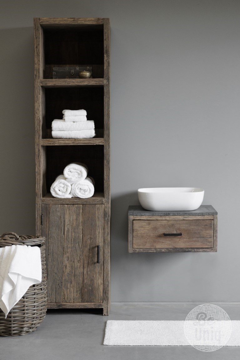 Be-Uniq Badkamerkast Houston | H200 x B50 x D36 Cm