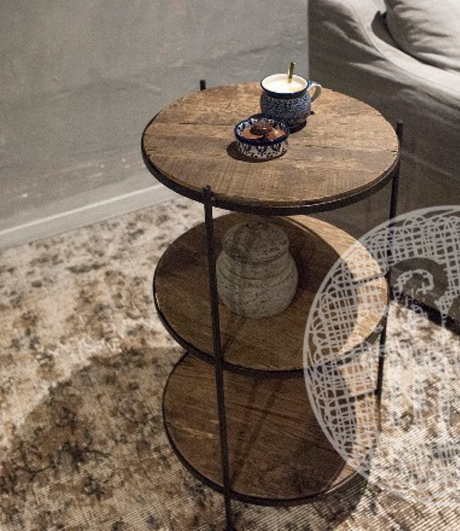 Be-Uniq Ronde Bijzettafel Ottawa | H78 x B40 x D40 cm