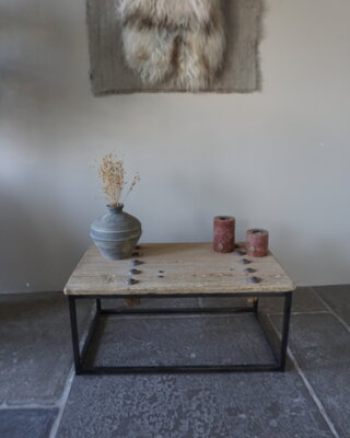 Rene Houtman Salontafel India | Oud Hout | H38,5 x B86 x D50 cm