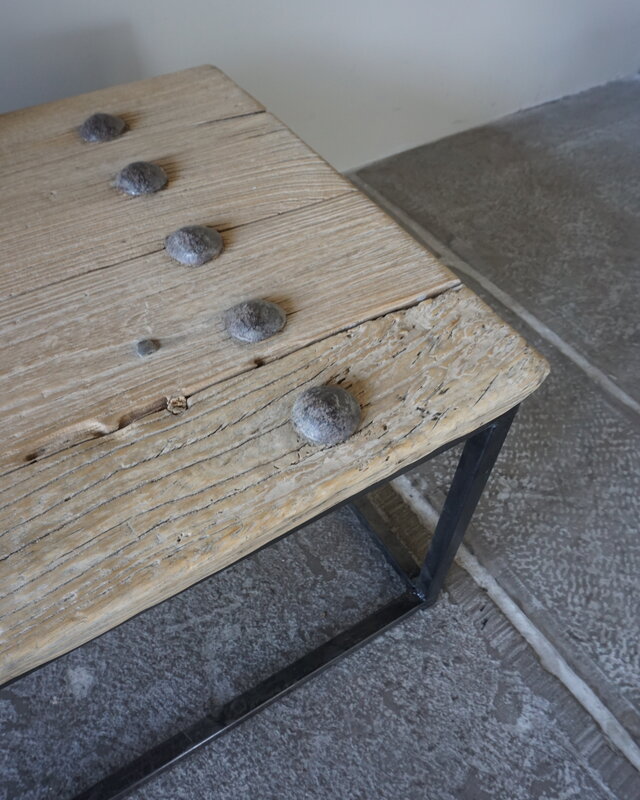 Rene Houtman Salontafel India | Oud Hout | H38,5 x B86 x D50 cm