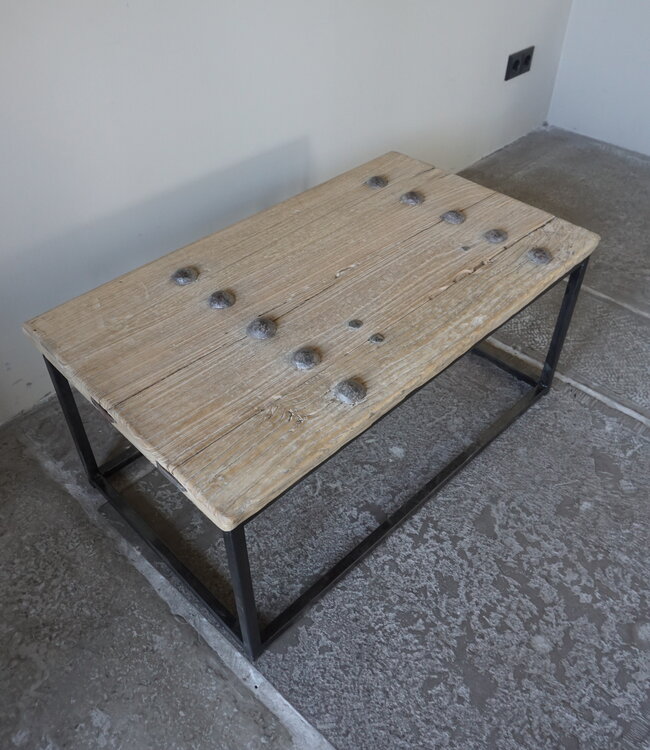 Rene Houtman Salontafel India | Oud Hout | H38,5 x B86 x D50 cm