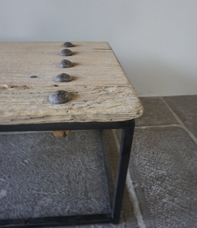 Rene Houtman Salontafel India | Oud Hout | H38,5 x B86 x D50 cm