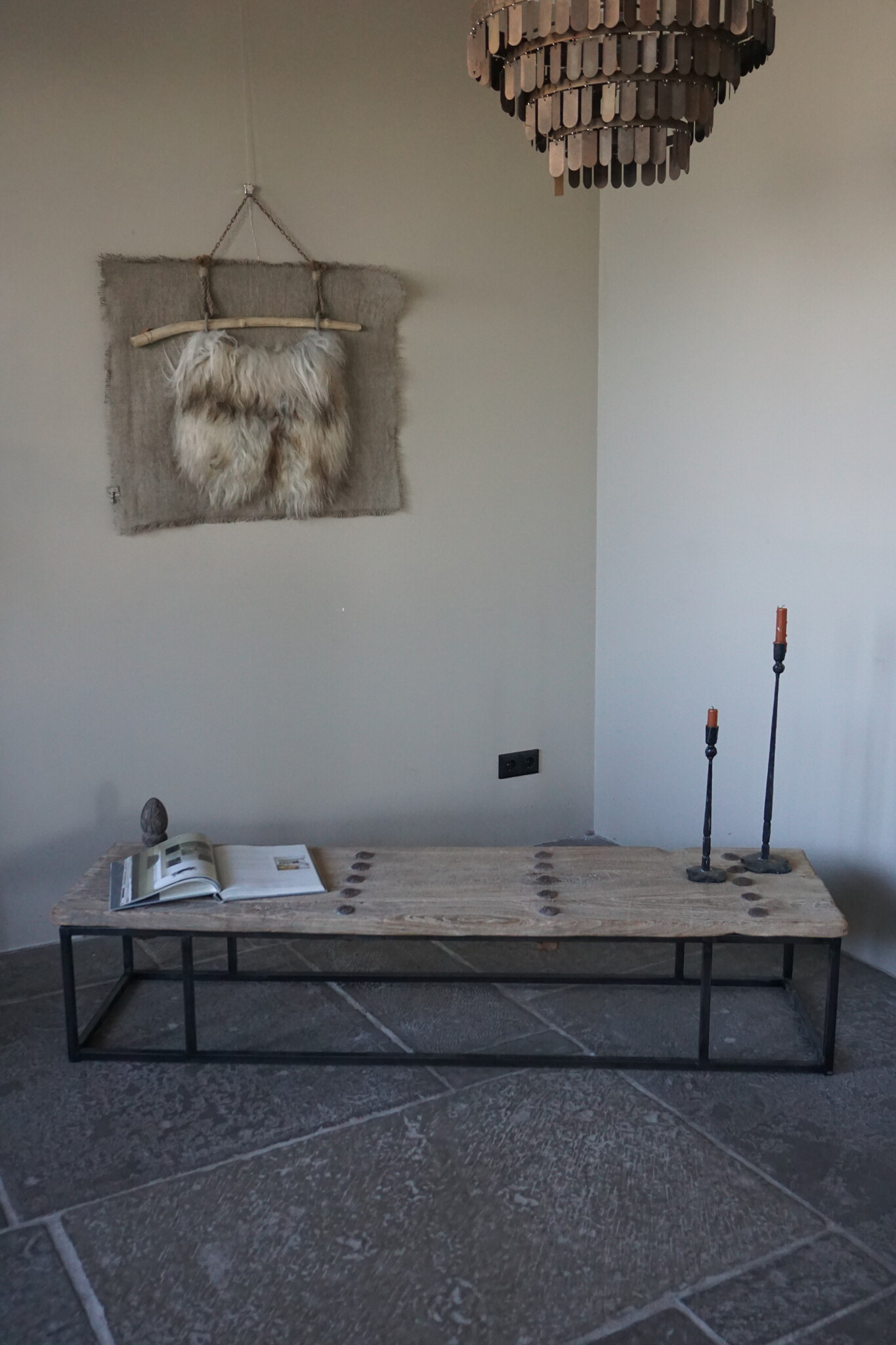Rene Houtman Salontafel India | Oud Hout | H36 x B171 x D48 cm
