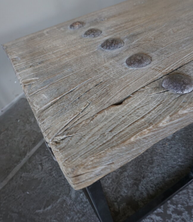 Rene Houtman Salontafel India | Oud Hout | H36 x B171 x D48 cm