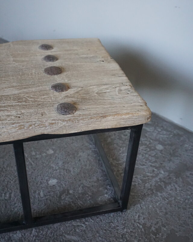 Rene Houtman Salontafel India | Oud Hout | H36 x B171 x D48 cm