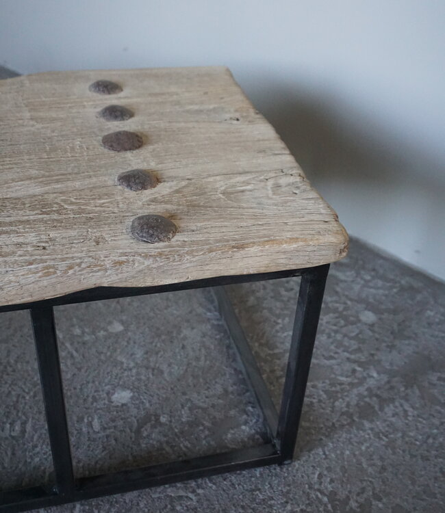 Rene Houtman Salontafel India | Oud Hout | H36 x B171 x D48 cm