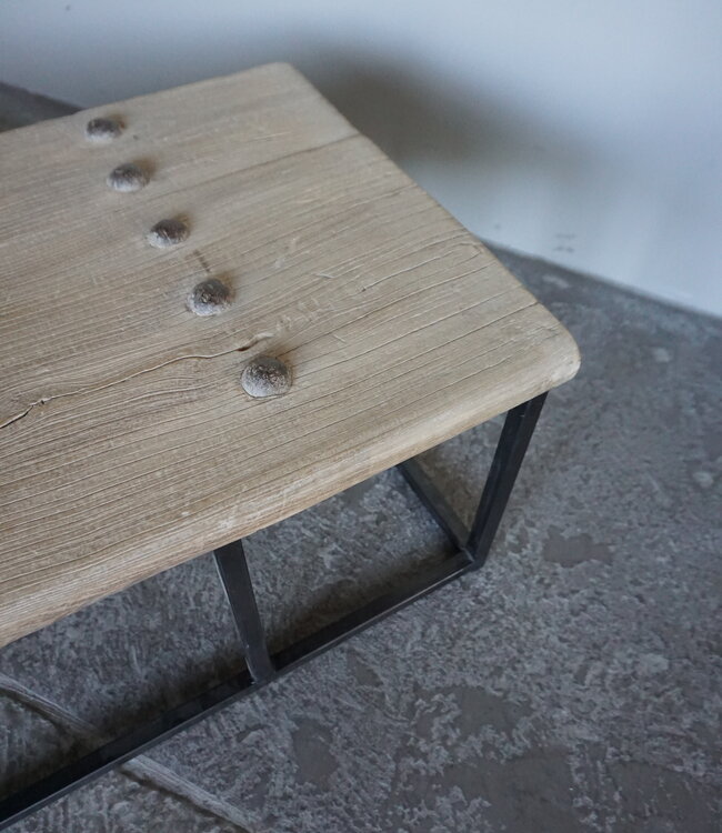 Rene Houtman Salontafel India | Oud Hout | H37 x B173,5 x D49,5 cm