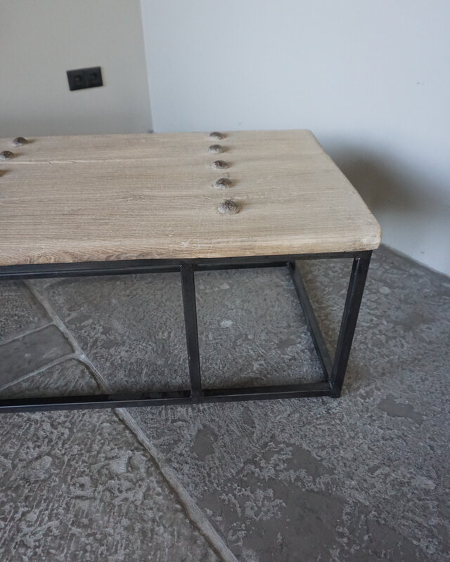 Rene Houtman Salontafel India | Oud Hout | H37 x B173,5 x D49,5 cm