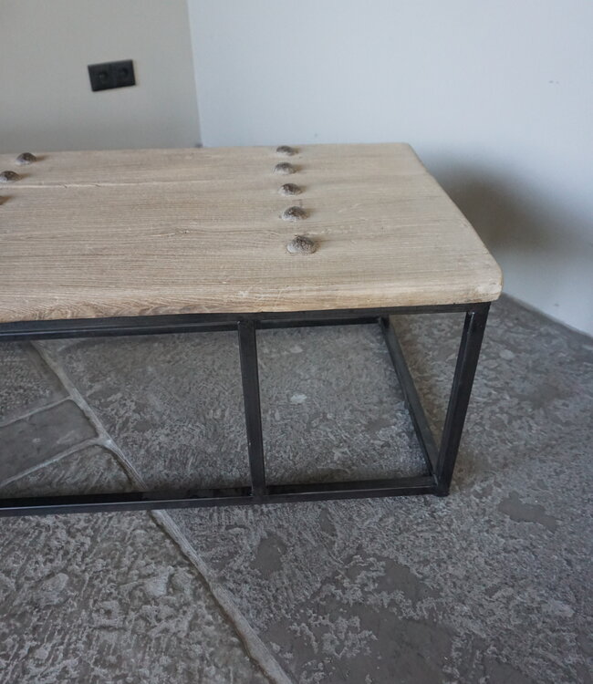 Rene Houtman Salontafel India | Oud Hout | H37 x B173,5 x D49,5 cm