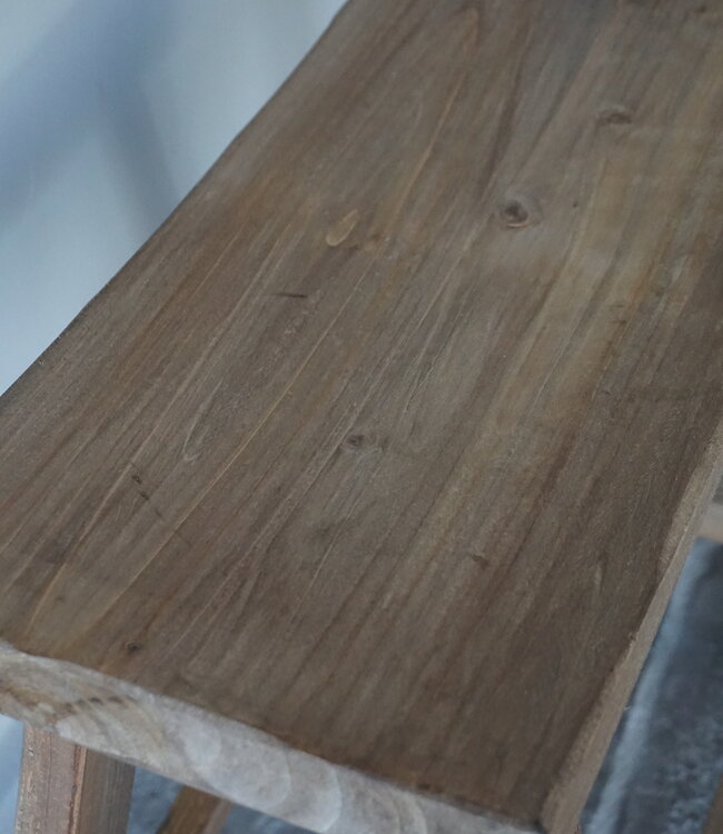 Rene Houtman Decoratie Krukje | Naturel | H50 x B47 x D24 cm