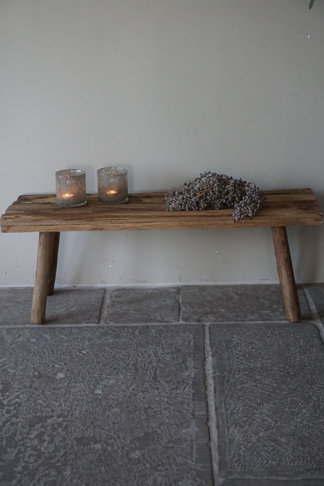 Rene Houtman Decoratie Krukje | Bruin | H36 x B98 x D30 cm
