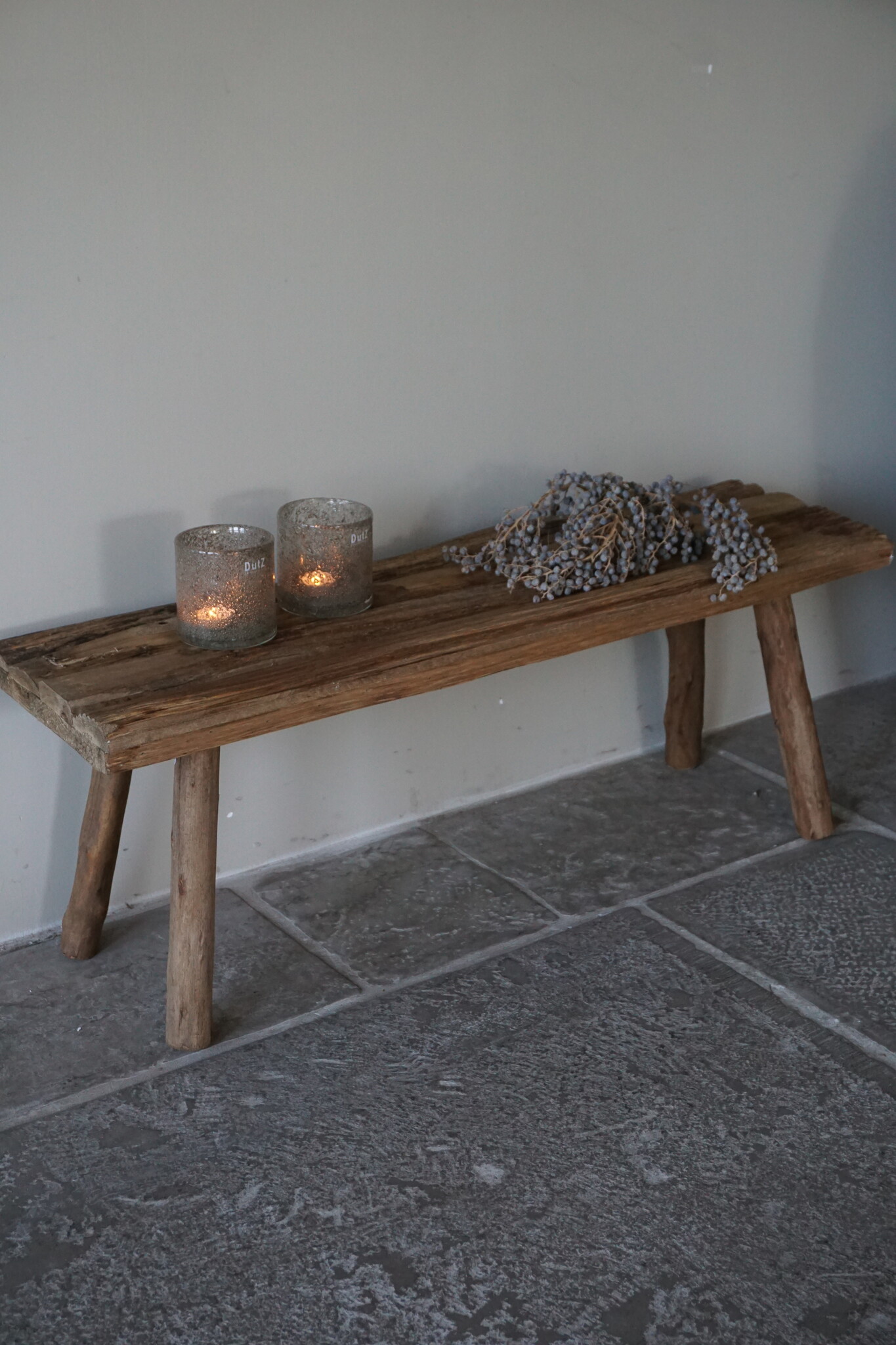 Rene Houtman Decoratie Krukje | Bruin | H36 x B98 x D30 cm
