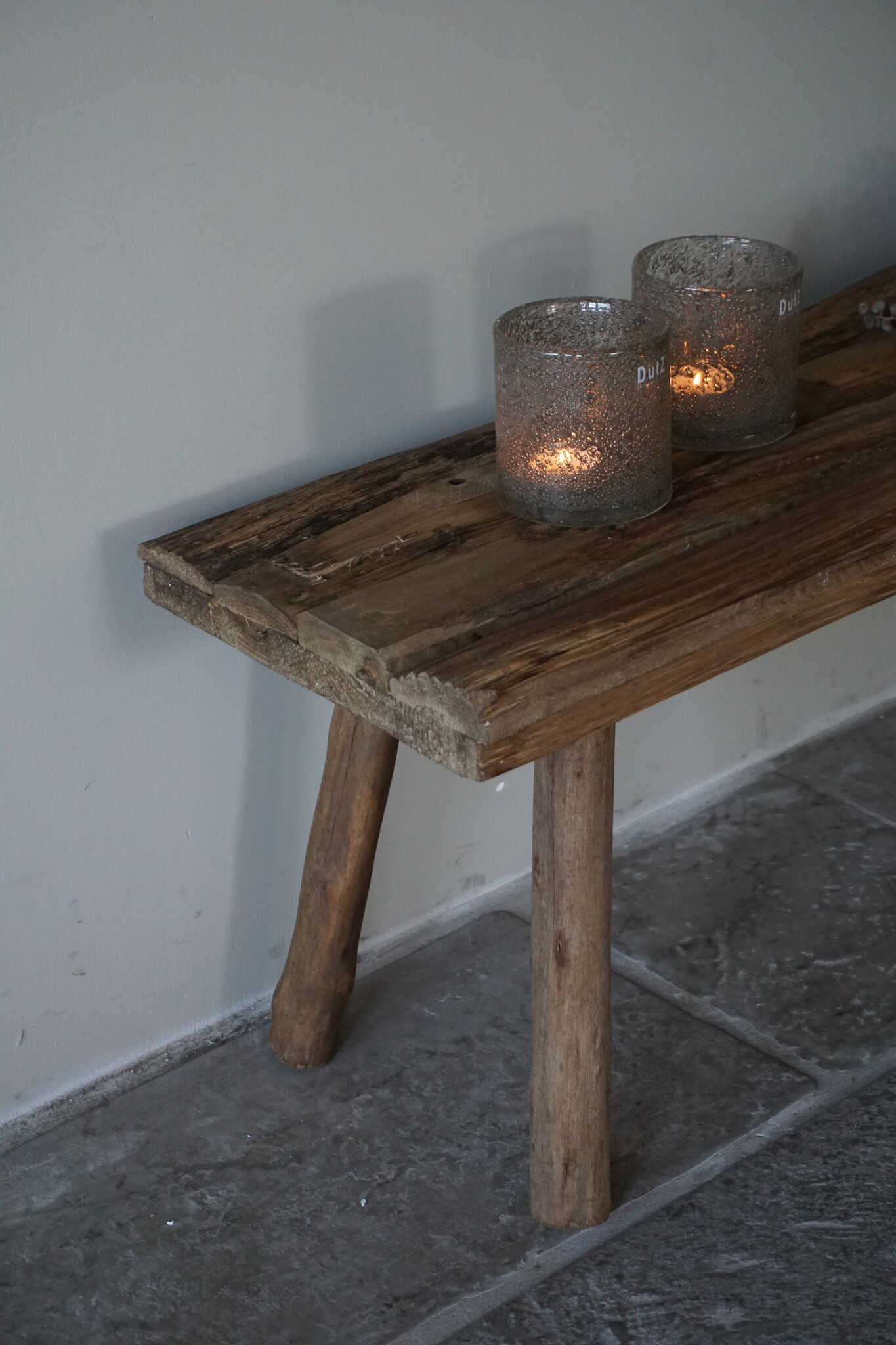 Rene Houtman Decoratie Krukje | Bruin | H36 x B98 x D30 cm