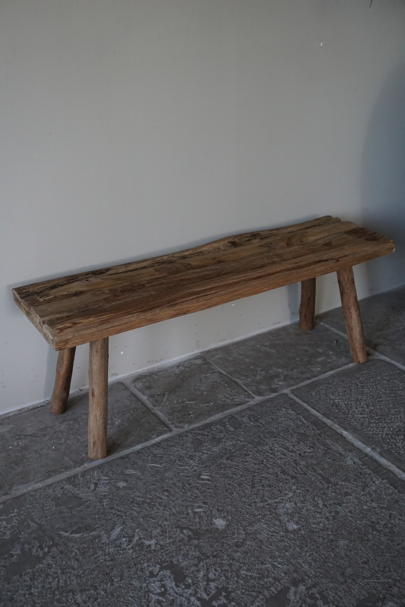 Rene Houtman Decoratie Krukje | Bruin | H36 x B98 x D30 cm