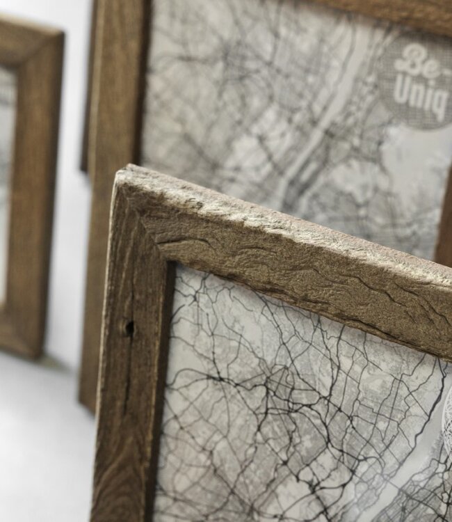 Be-Uniq Fotolijst Sand Set van 2 | Rustiek Verweerd | 3 Maten