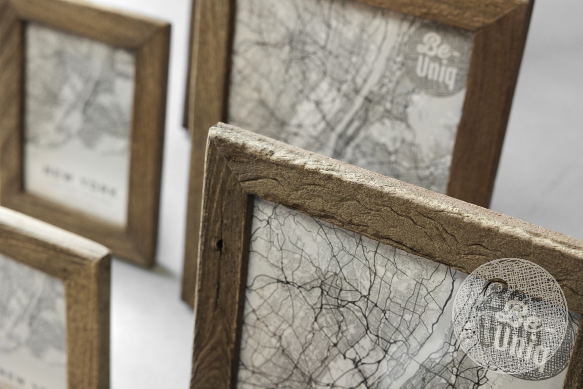 Be-Uniq Fotolijst Sand Set van 2 | Rustiek Verweerd | 3 Maten