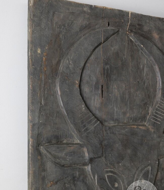 Be-Uniq Origineel Oud Tribal Paneel | Birma | H180xB74xD7 cm