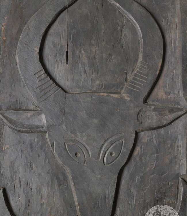 Be-Uniq Origineel Oud Tribal Paneel | Birma | H180xB74xD7 cm