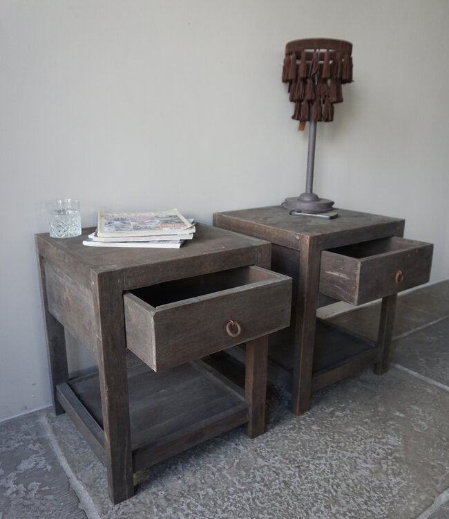 Rene Houtman Nachtkastje Demi | H55 x B45 x D45 cm