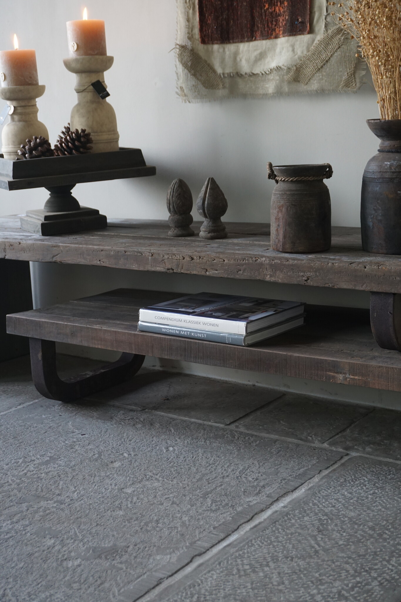 Rene Houtman TV Meubel Nero | 2-Delig | Driftwood