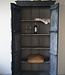 Rene Houtman Oude Kast | 2-Deurs | Zwart | H195 x B88 x D38 cm