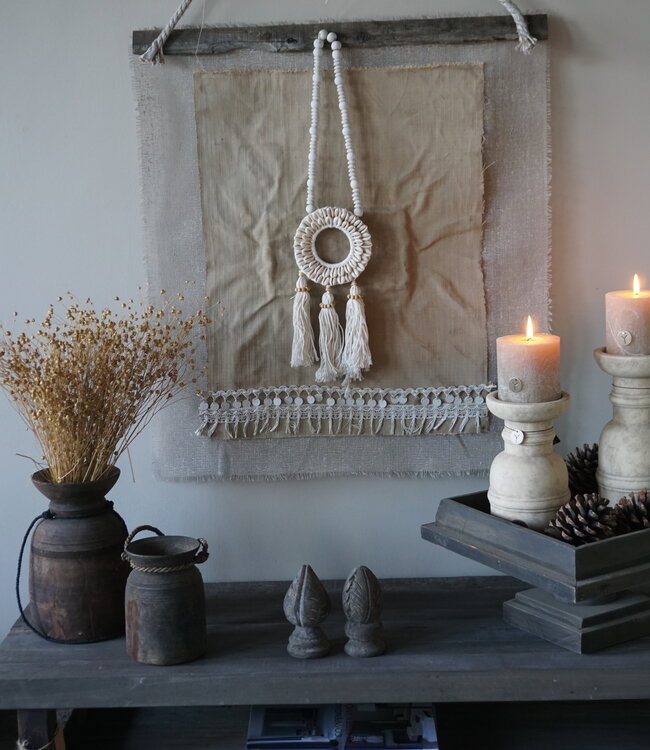 Rene Houtman Wanddoek | Boho | H80 x B70 cm