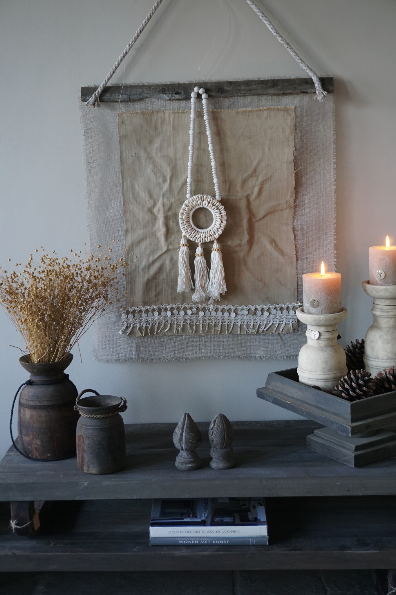 Rene Houtman Wanddoek | Boho | H80 x B70 cm