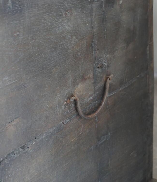 Rene Houtman Dekenkist Met Klep | Zwart | India | H59 x B120 x D41 cm