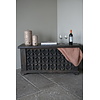 Dekenkist Met Klep | Zwart | India | H59 x B120 x D41 cm