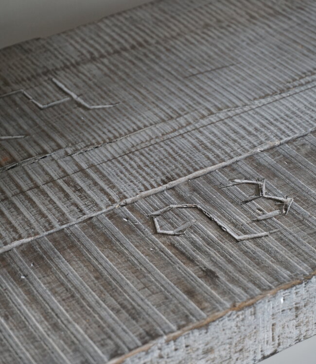 Rene Houtman Sidetable/Wandtafel | Oud Hout | H81,5 x B148 x D38 cm