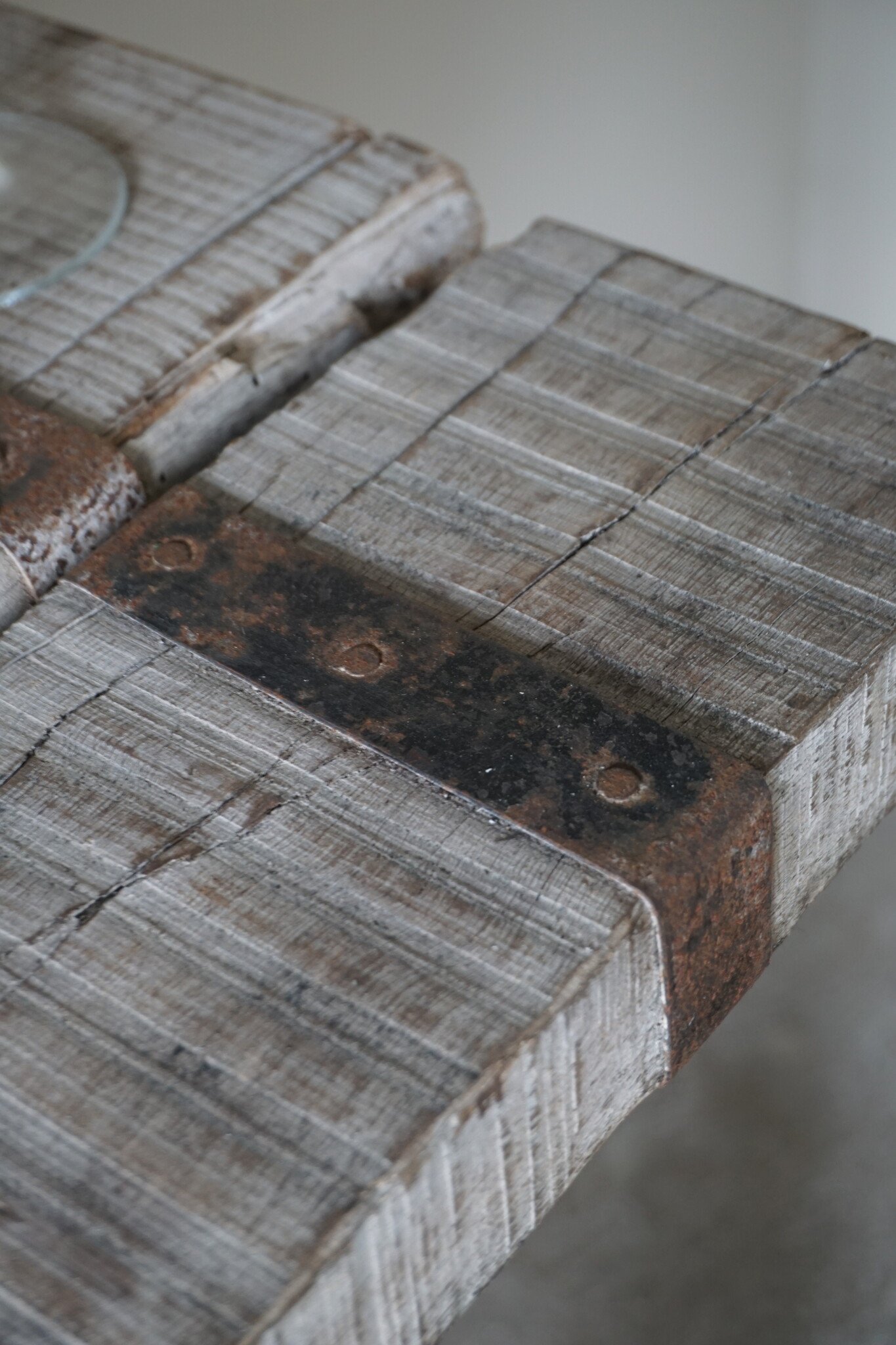 Rene Houtman Sidetable/Wandtafel | Oud Hout | H81,5 x B148 x D38 cm