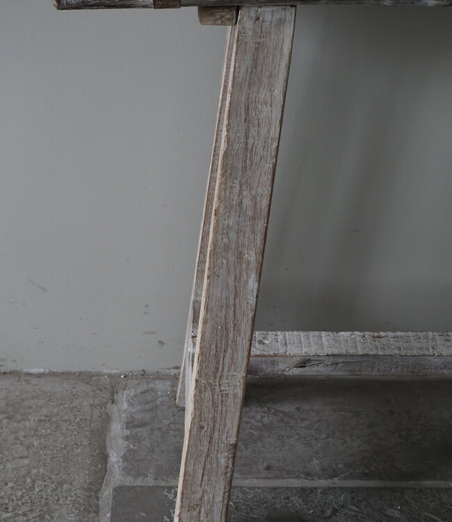 Rene Houtman Sidetable/Wandtafel | Oud Hout | H81,5 x B148 x D38 cm