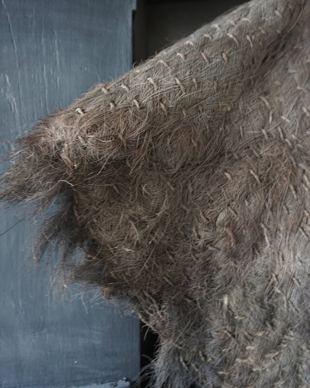 Rene Houtman Antieke Boeren Regenjas | Kokos | H102 x B80 cm