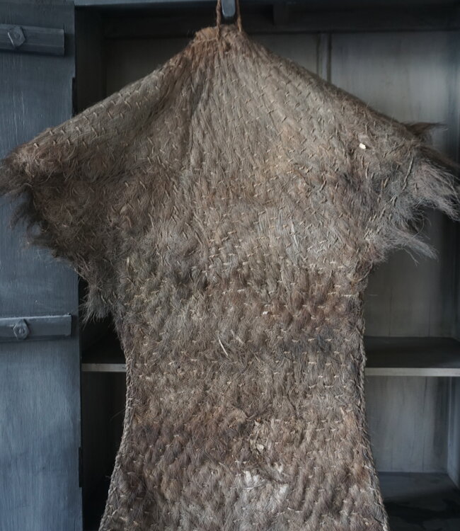 Rene Houtman Antieke Boeren Regenjas | Kokos | H102 x B80 cm