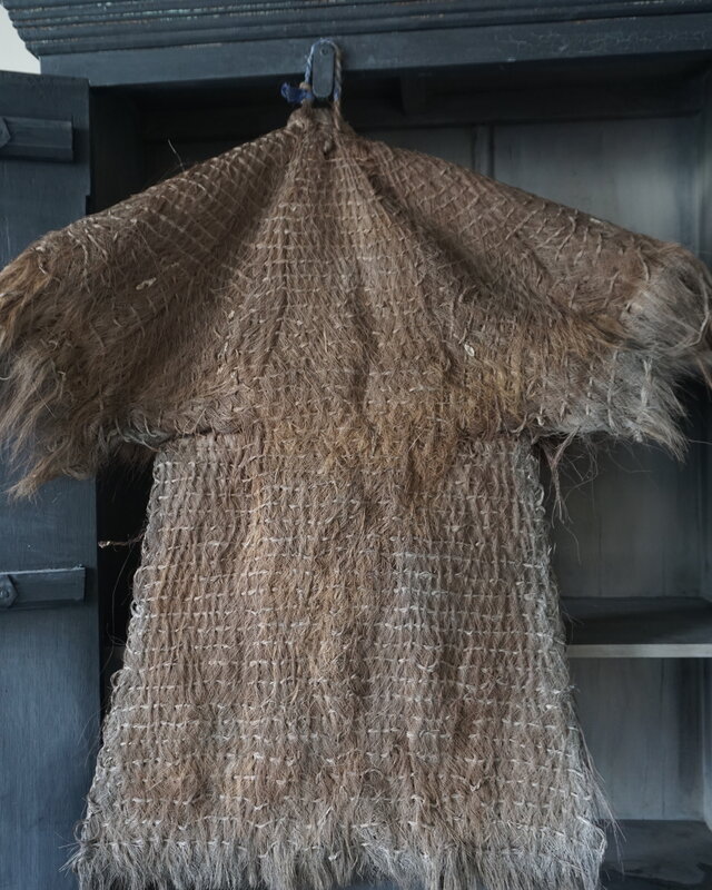 Rene Houtman Antieke Boeren Regenjas | Kokos | H85 x B81 cm