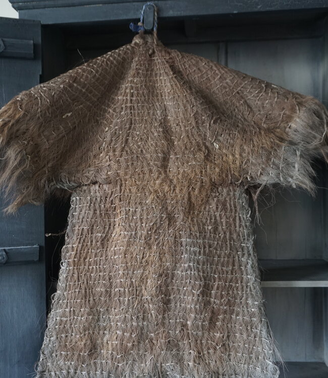 Rene Houtman Antieke Boeren Regenjas | Kokos | H85 x B81 cm