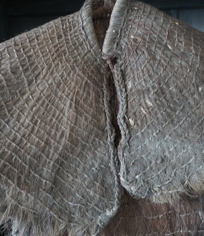 Rene Houtman Antieke Boeren Regenjas | Kokos | H85 x B81 cm