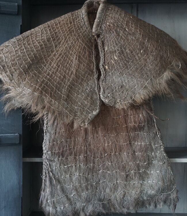 Rene Houtman Antieke Boeren Regenjas | Kokos | H85 x B81 cm