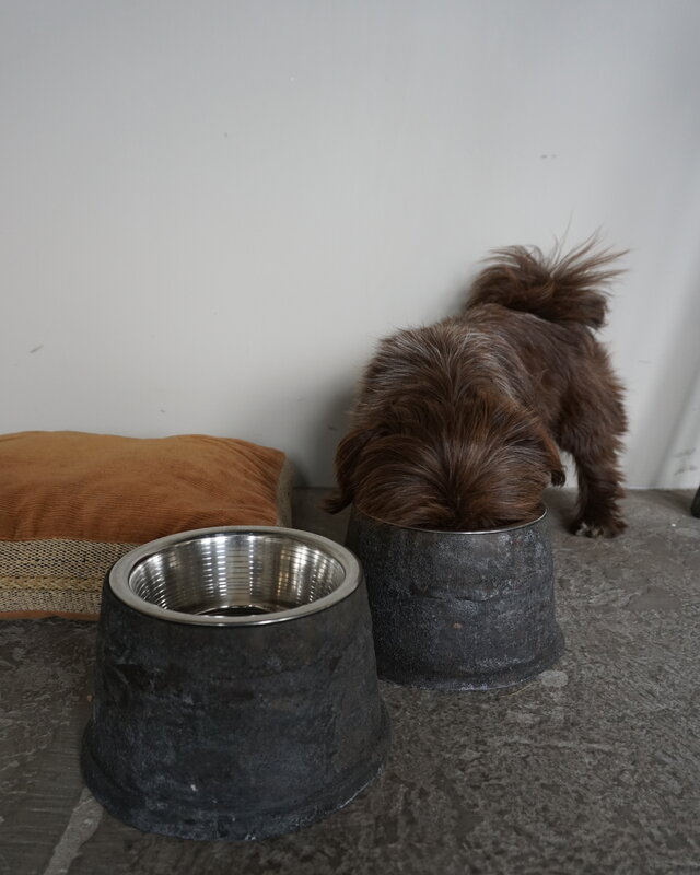 Rene Houtman Voerbak Hond/Kat | Grijs | 2 Maten