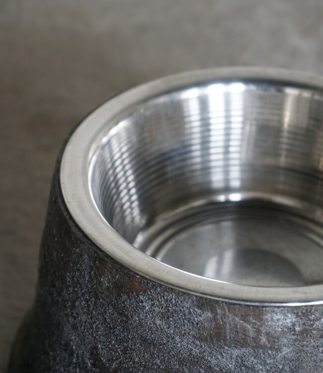 Rene Houtman Voerbak Hond/Kat | Grijs | 2 Maten