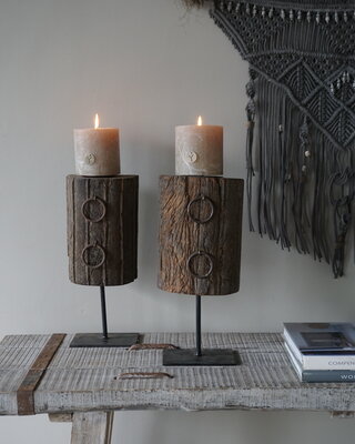 Rene Houtman Ornament Met Ring | Op Standaard | H40 x B16 cm