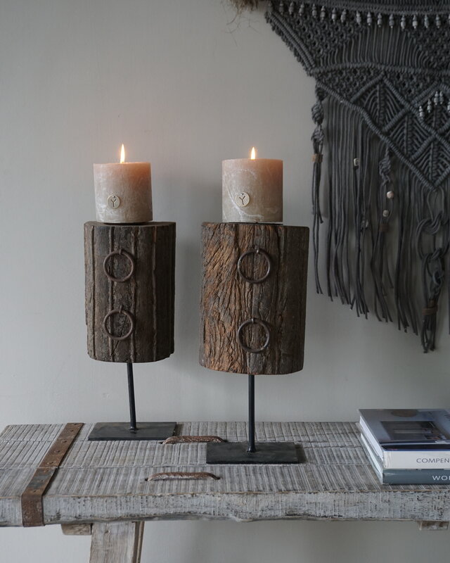 Rene Houtman Ornament Met Ring | Op Standaard | H40 x B16 cm