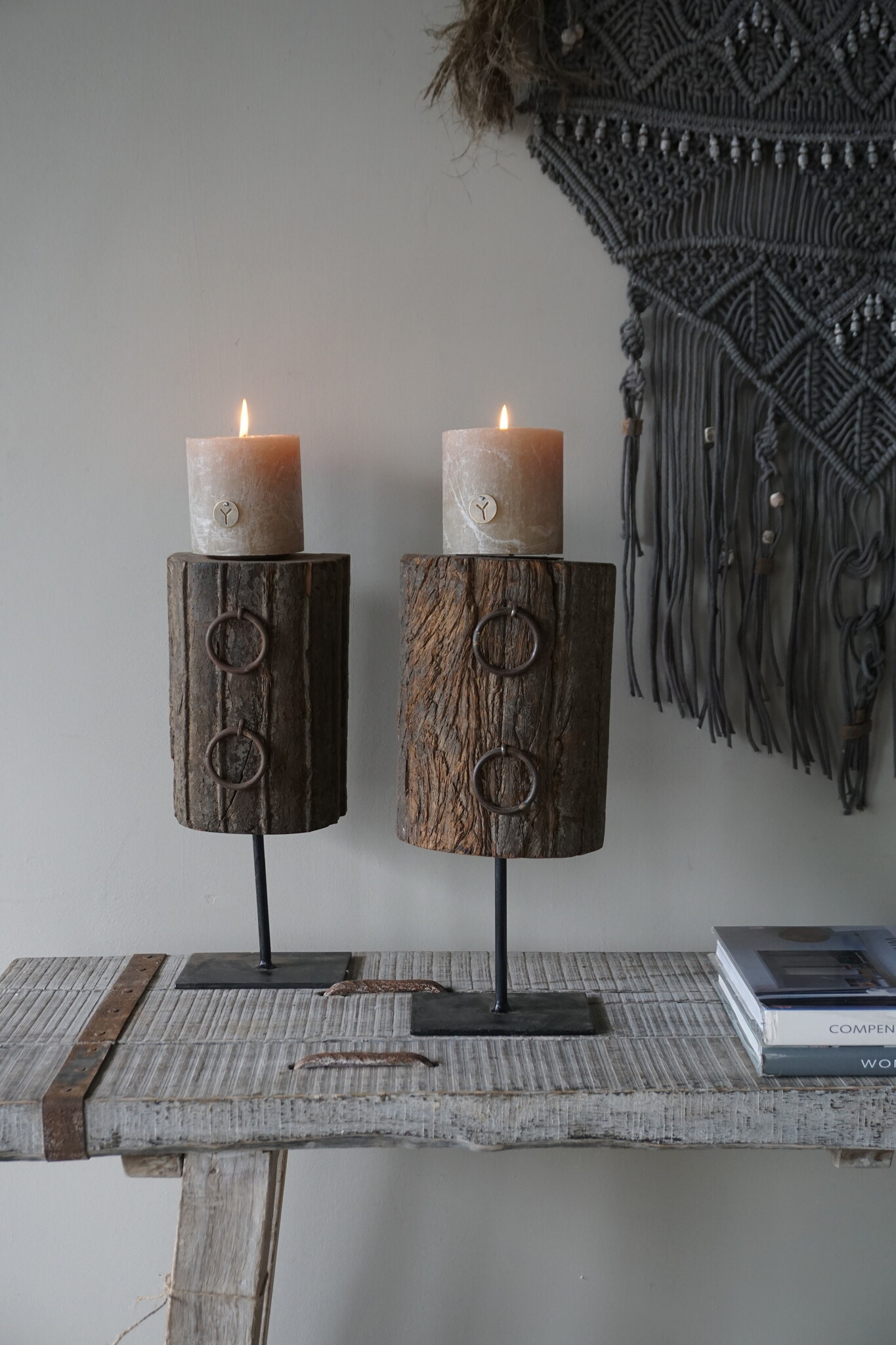 Rene Houtman Ornament Met Ring | Op Standaard | H40 x B16 cm