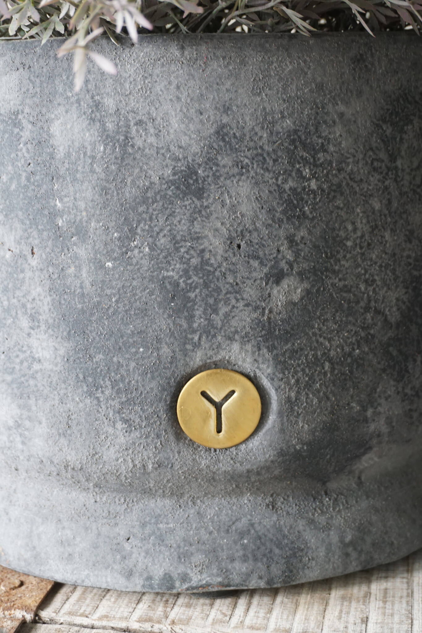 Brynxz Set Van 2 Potten | Planter Straight | Stone Black