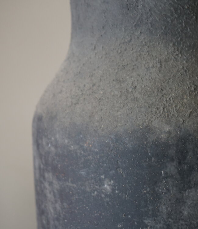 Brynxz Bottle With Neck L | Luxury | Stone Black | H30 x D13 cm