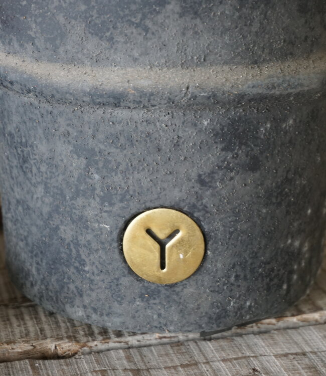 Brynxz Bottle With Neck L | Luxury | Stone Black | H30 x D13 cm