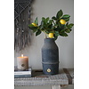 Bottle With Neck L | Luxury | Stone Black | H30 x D13 cm