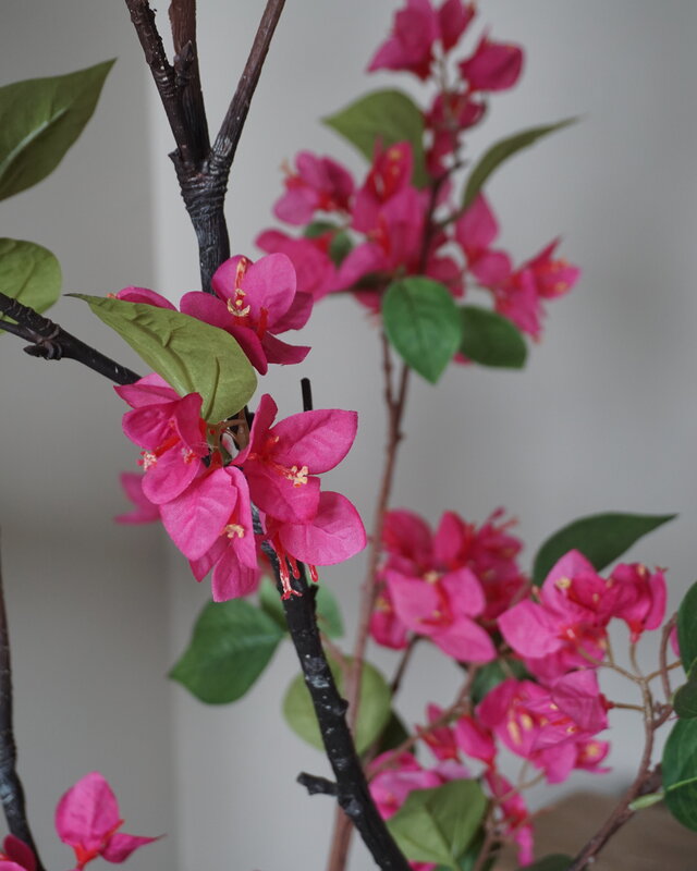 Rene Houtman Kunstbloem Bougainvillea Roze | Zijden | H155 cm